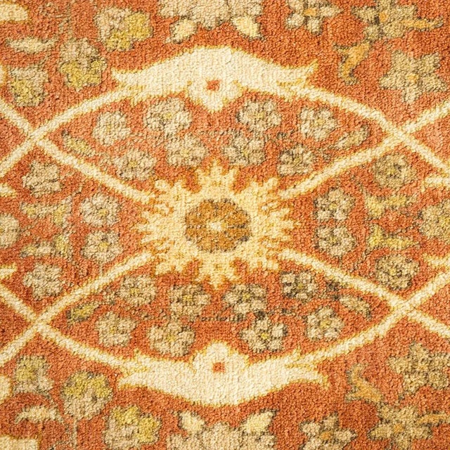 Traditional Mogul Collection Hand-Knotted Area Rug - Brown 6' 1" x 9' 2" For Sale - Image 3 of 4