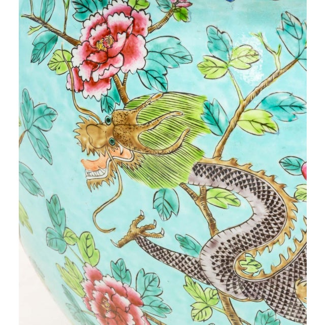 Chinese Famille Rose Porcelain Fish Bowl For Sale In New York - Image 6 of 12
