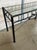 Metal Ilana Goor Forged Iron & Beveled Glass Console Table, Israel/USA, Circa 1980s For Sale - Image 7 of 14