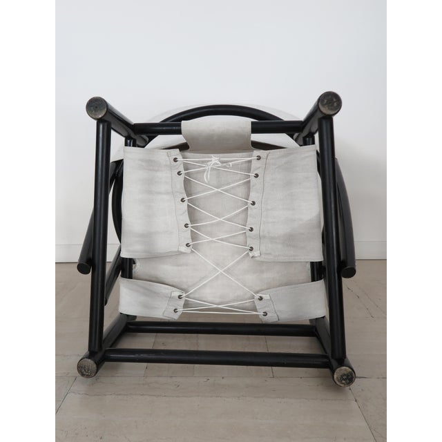 Wood G23 Hoop Armchair attributed to Piero Palange and Werther Toffoloni for Germa, Italy, 1970s For Sale - Image 7 of 16