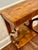Wood Antique Biedermeier Burl Walnut Console Table With Drawer, Early 19th Century For Sale - Image 7 of 12