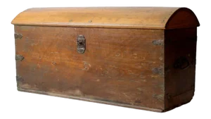 Antique Scandinavian Wooden Chest