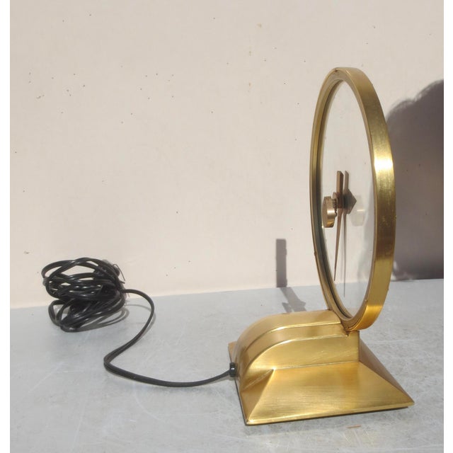Metal Mystery Clock/ Golden Hour Clock Circa 1950s For Sale - Image 7 of 9