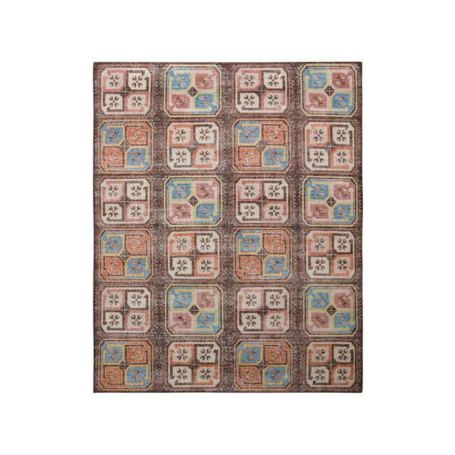 Rug & Kilim’s Seasons Rug in Brown , 6x9 For Sale In New York - Image 6 of 6