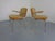 Beige Vintage Conference Armchair in Oak and Chrome from Duba Møbelindustri, Denmark, 1960s For Sale - Image 8 of 18