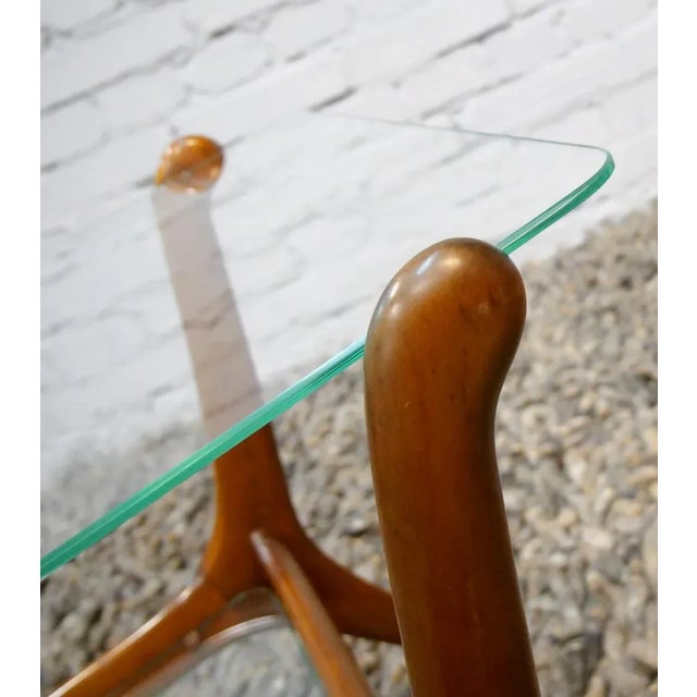 Brown Coffee Table by Cesare Lacca, 1950s For Sale - Image 8 of 16