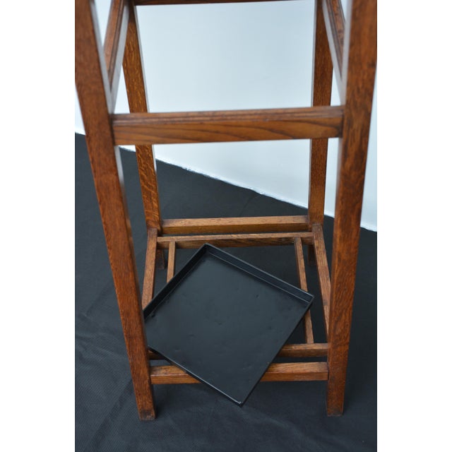 Industrial English Oak Coat Stand by Astrola, 1930 For Sale - Image 14 of 16