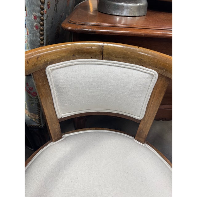 Gorgeous Pair of Vintage Louis XV Style Barrell Chairs For Sale In Los Angeles - Image 6 of 7