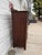 Early 20th Century Antique Oak Arts & Crafts Five-Drawer Tallboy Chest With Scalloped Backsplash For Sale - Image 4 of 12
