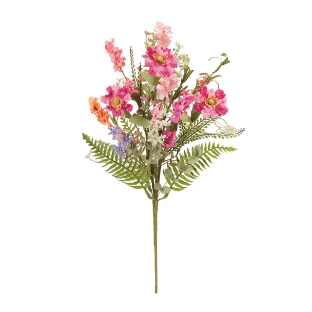 Rustic Mixed Daisy Floral Bush (Set of 2) For Sale - Image 3 of 5