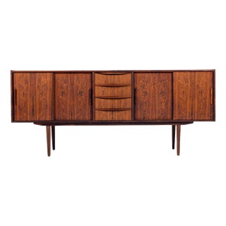 Scandinavian Symmetric Sideboard in Rosewood, Denmark, 1960 For Sale