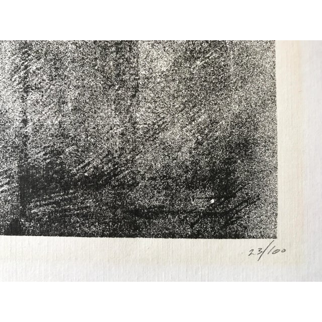 Vintage Lithograph of a Seated Man For Sale In New York - Image 6 of 6