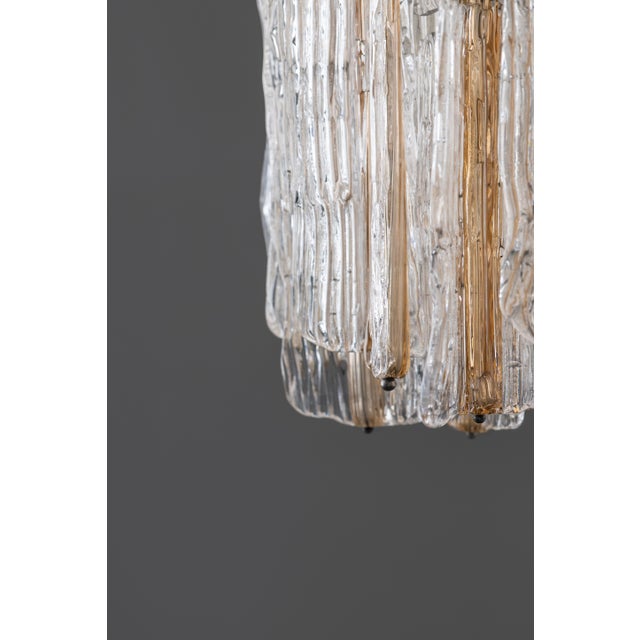 1960s Murano Glass Elica Chandelier by Toni Zuccheri for Venini, 1960s For Sale - Image 5 of 11