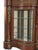 Early 20th Century French Louis XVI Revival Bronze-Mounted Marquetry & Marble-Top Display Credenza For Sale - Image 9 of 11