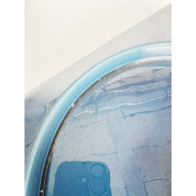 Blue Ceramic Ashtray, France, 1970s For Sale - Image 11 of 15