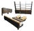 Brutalist Living Room Set Model St. Moritzby Klaus Rausch, 1960s, Set of 7 For Sale