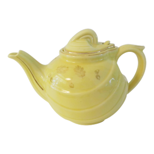 1940s Hall Aladdin Genie Lamp Yellow Tea Pot
