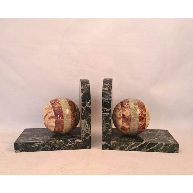 Greenhouse Art Deco Multicolor Marble Deco, Set of 2 For Sale - Image 6 of 7