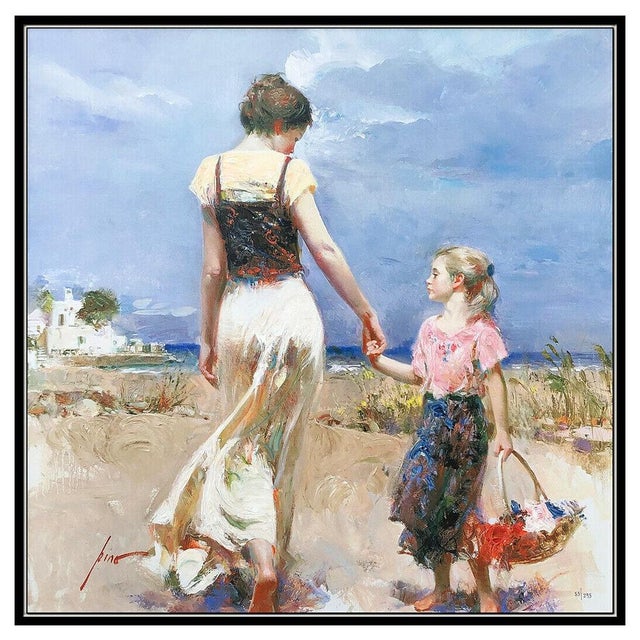 Message us to inquire about custom framing options! (Included for free with every purchase) Pino Daeni Authentic & Large...