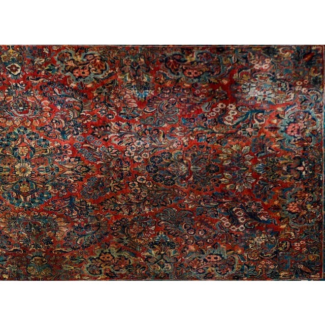 Early 20th Century Persian Sarouk Rug For Sale - Image 4 of 13