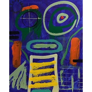 “as042424” Mixed Media Original Abstract Painting on Stretched Canvas For Sale