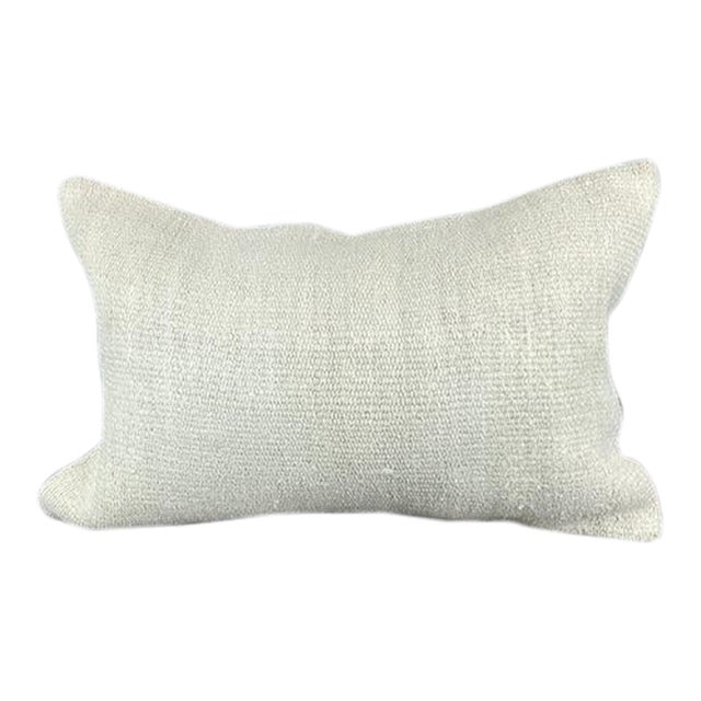 16 x 24 Hemp Pillow Turkish Cushion Natural White Pillow Cushion Cover For Sale