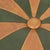 Vintage Round Pouf in Green and Brown Two-Tone Skai, 1960s For Sale - Image 4 of 11