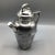 Silver Tea Pot Style Cocktail Shaker 1930’s T and T Nickel Silver Hand Hammered For Sale - Image 8 of 13