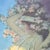 Large Antique Wall Mirror With Maxfield Parrish Print Insert “Cleopatra" C1920 For Sale - Image 4 of 9