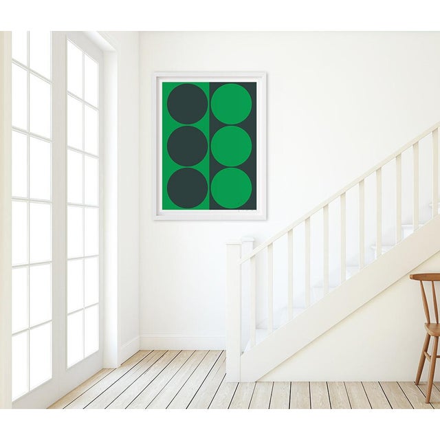 This is a wow piece! The green and dark green play off of each other, creating both excitement and balance. The shapes of...