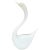 Vintage Murano Seguso Glass White Swan Sculpture, 1960's For Sale - Image 11 of 11