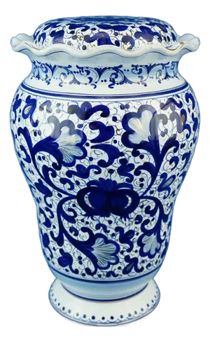 Albarello Ceramic Pharmacy Vase from Cacf, Faenza, Italy, 1960s