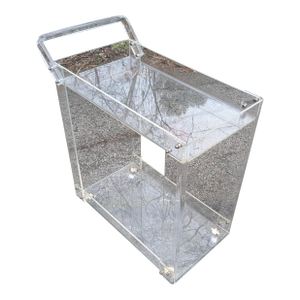 1970's Lucite Bar Cart