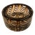 Late 20th Century Murano Style Art Glass Wine Coaster For Sale