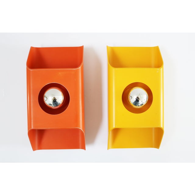 1960s Space Age Wall Lights by Klaus Hempel for Kaiser-Leuchten, 1970s, Set of 2 For Sale - Image 5 of 10