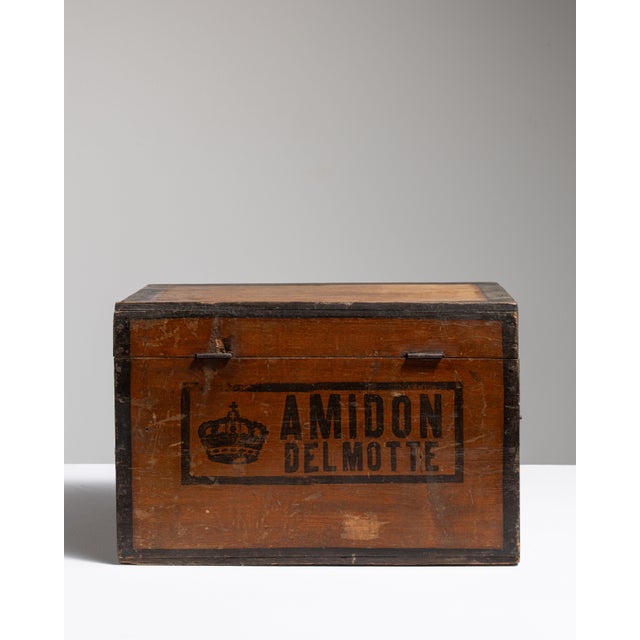 1900 - 1909 Belgium Chocolate Wood Box For Sale - Image 14 of 15