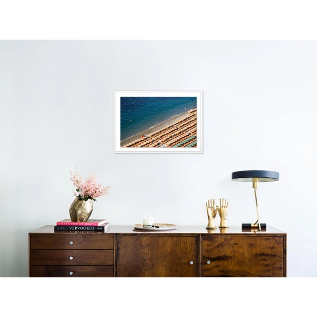 Contemporary Positano VI by Natalie Obradovich in White Framed Paper, Large Art Print For Sale - Image 3 of 4