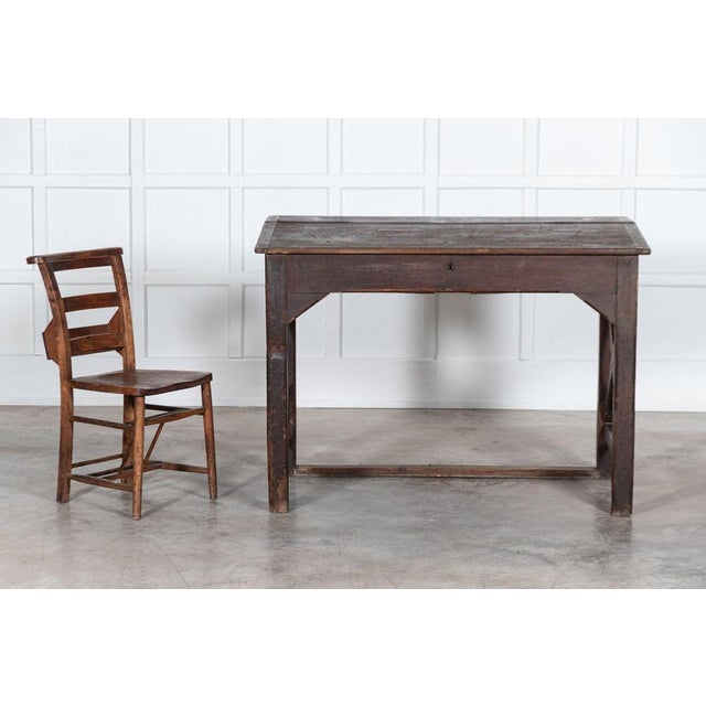 19th Century English Pine Clerks Desk, 1870s For Sale - Image 4 of 16