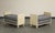 Parchment Benches Inspired by Jean Michel Frank, Mid-Century Modern Style For Sale - Image 9 of 16