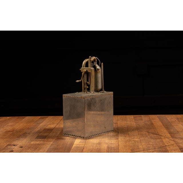 Circa 1920 s.f. Bowser Functional Metal Pump Salesman Sample For Sale - Image 4 of 10
