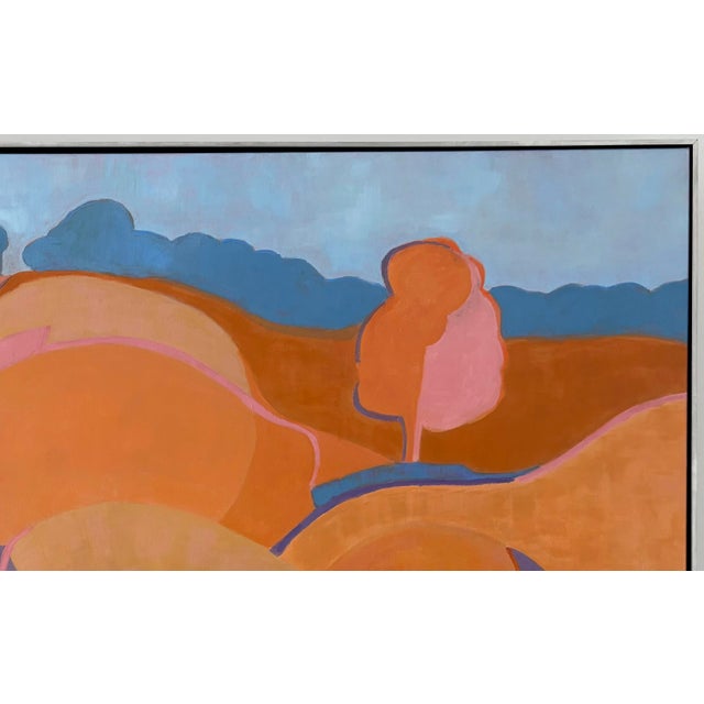 Impressionist “A Tree in the Meadow” Oil on Canvas by Nancy M. Vignola - For Sale - Image 3 of 8