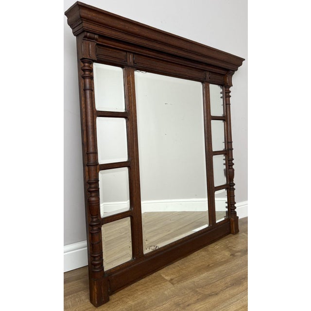 Add timeless French elegance to your interior with this Antique French Oak Wall Mirror , featuring an impressive...