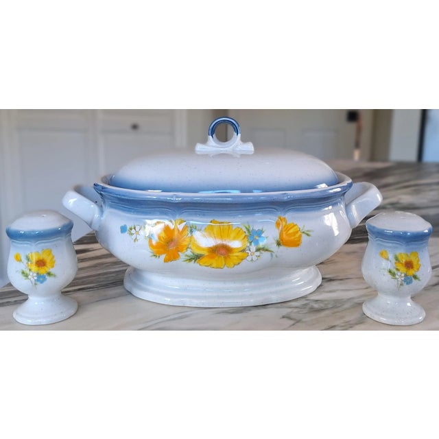 Presenting Mikasa Country Club line in Amy pattern produced from 1977-1985 in very good pre-loved condition! Heavy duty...