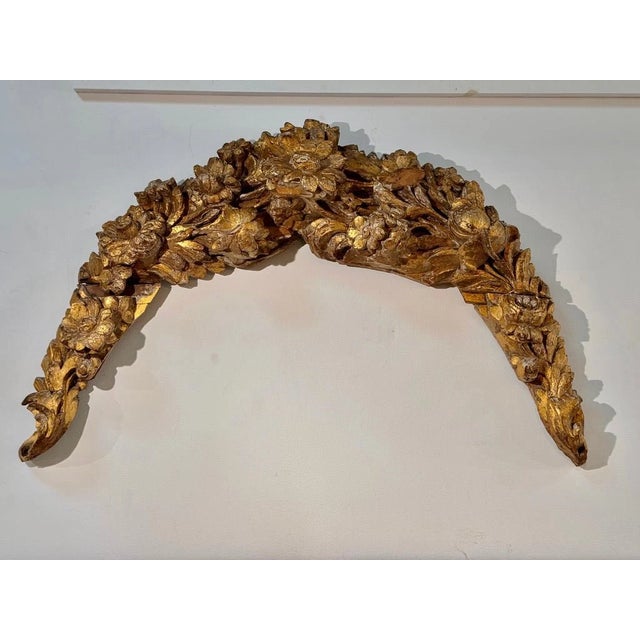 French Carved and Gilded Architectural Fragment, 18th-19th C. For Sale - Image 4 of 6