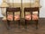 Brown Pair of 19th Century English Regency Style Carved Oak Klismos Chairs with Horseshoe Backs For Sale - Image 8 of 12