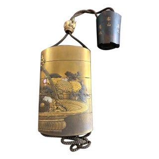 Antique Japanese Inro by Shigehide Edo Period For Sale