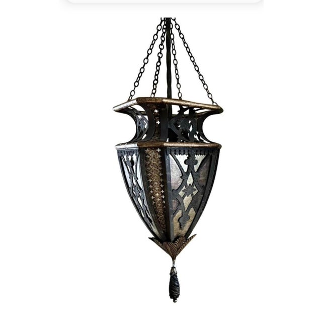 Large 21st Century Fine Art Lamp Villa 1919 Handcrafted Pendant Lantern For Sale - Image 12 of 12