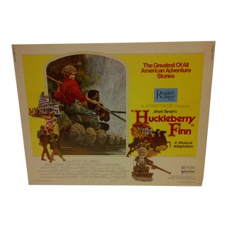 Vintage Movie Poster "Huckleberry Finn" a Musical Adaptation - 1974 For Sale