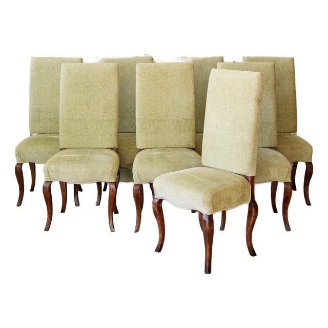 1990s Set of 8 Guy Chaddock Dining Chairs For Sale