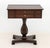William IV Rosewood Work Table, early 19th century, with two drawers on pedestal base on four bun feet. 29.5" H x 26.75" W...